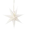 New Papierstern Punkte, Weiß/gold, Streifen, 18 Cm Weihnachtsdeko|Weihnachten