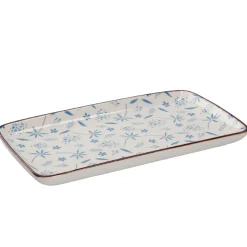 Clearance Platte China, Blau, Gräser, 23 Cm Küche