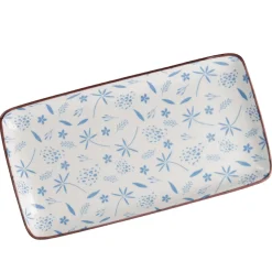Clearance Platte China, Blau, Gräser, 23 Cm Küche