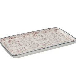 Discount Platte China, Rosa, Wiese, 23 Cm Küche