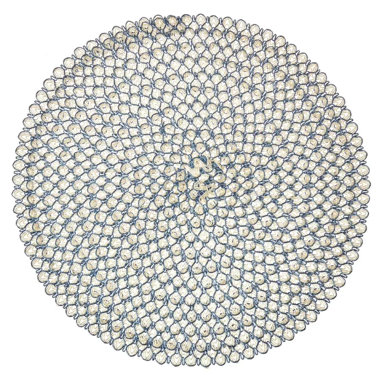 Best Platzset Aurora, Rund/blau, 38 Cm Küche