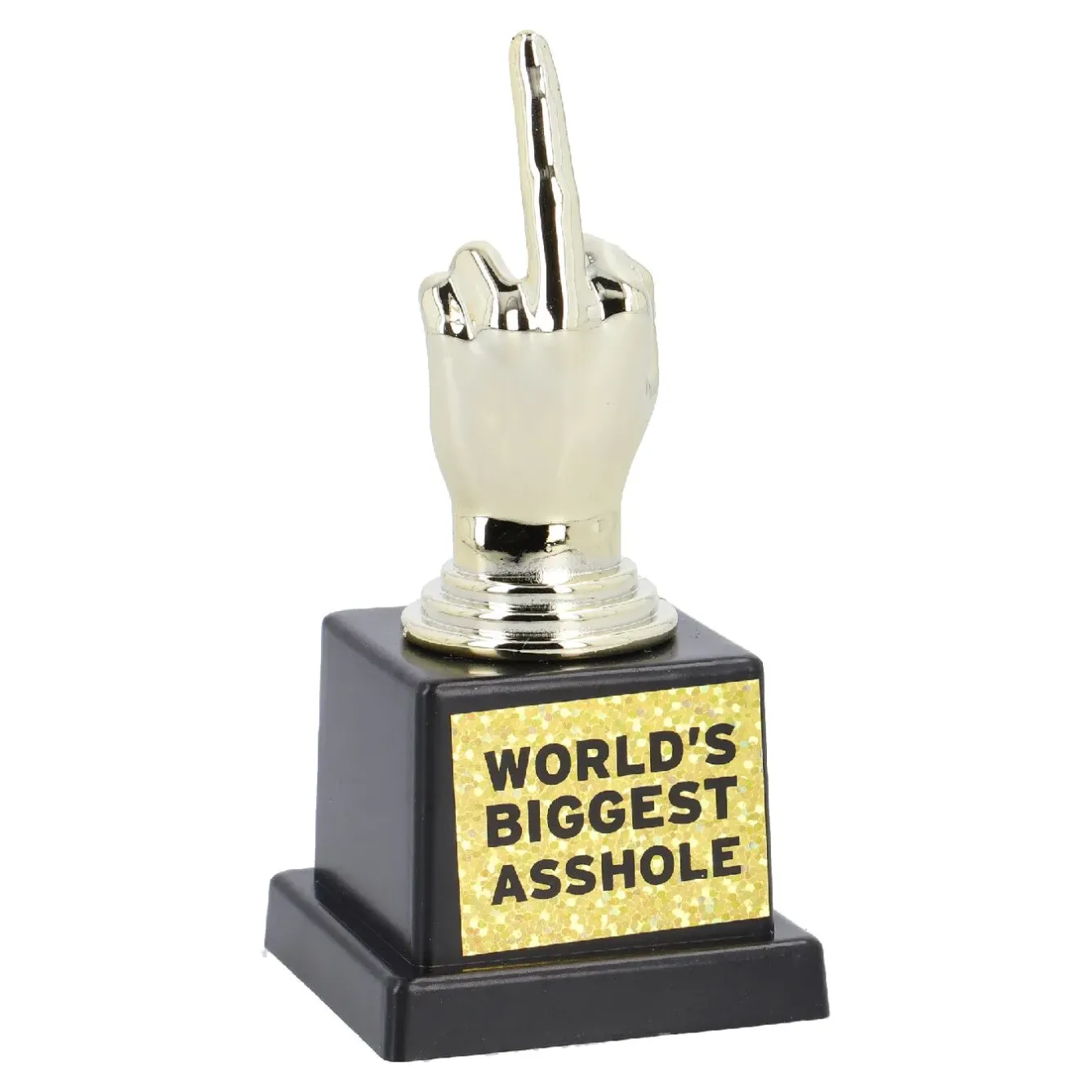 Outlet Pokal Stinkefinger, Gold, 12 Cm Deko-Objekte