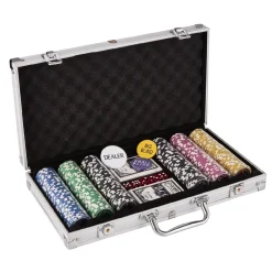 Clearance Pokerkoffer-Set, 300 Chips Geschenkideen|Spiele