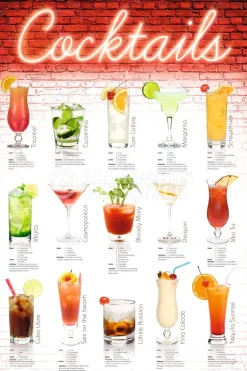 Online Poster Cocktails - German, Nr. 17 Poster
