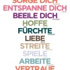 New Poster Freue Dich Mehr, Nr. 37 Poster