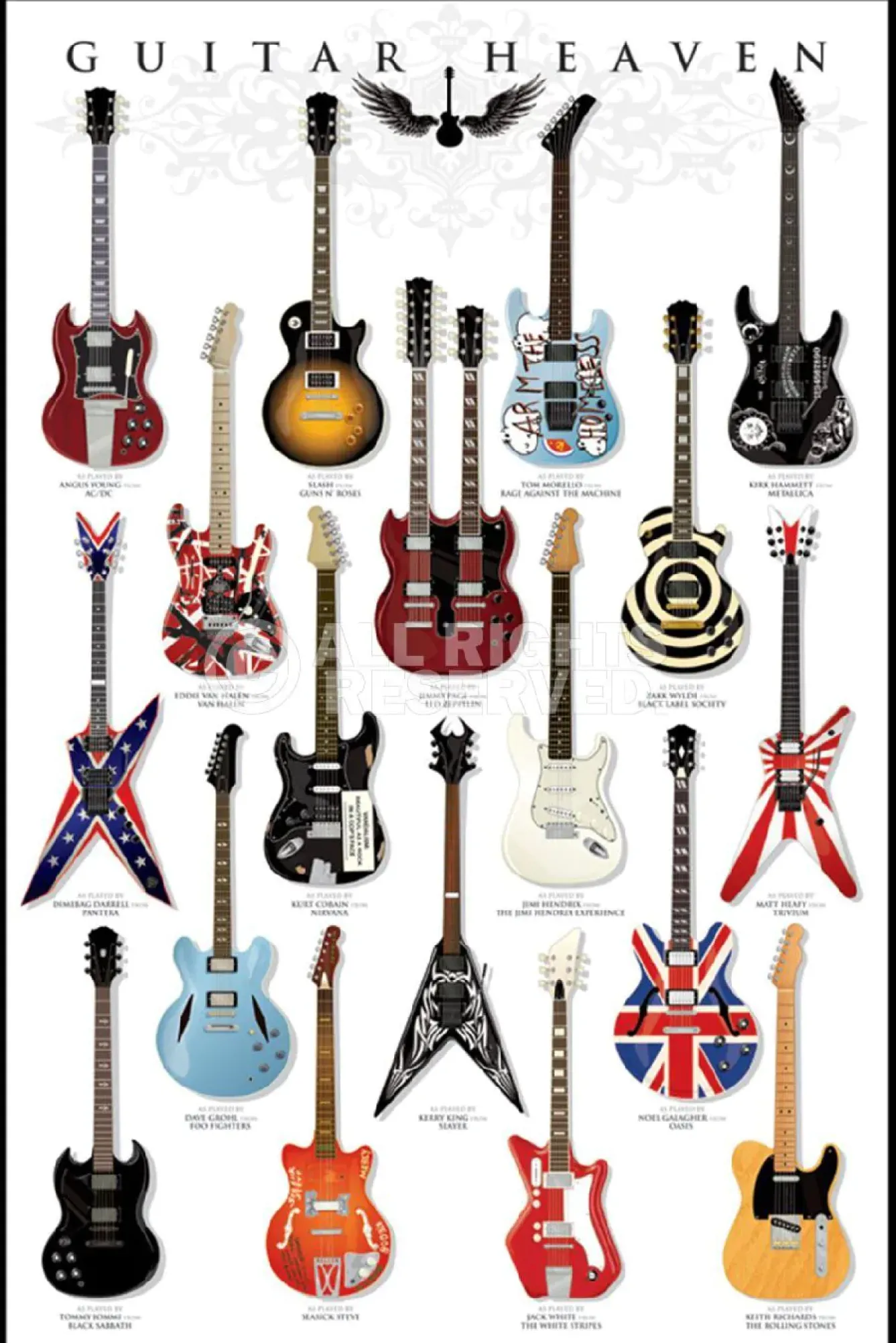 New Poster Guitar Heaven, Nr. 86 Poster