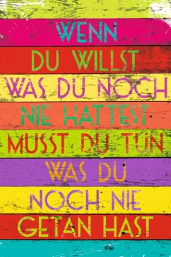 New Poster Wenn Du Willst, Nr. 210 Poster