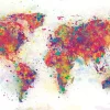 Sale Poster World Map - Colour Splash, Nr. 9 Poster