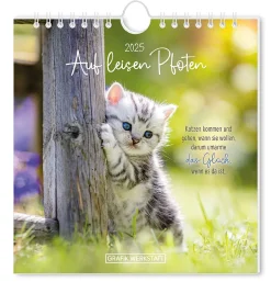 New Postkarten Kalender, 2025, Auf Leisen Pfoten Kalender & Planer|Weihnachtsgeschenke