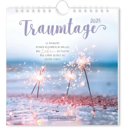 Clearance Postkarten Kalender, 2025,Traumtage Kalender & Planer|Weihnachtsgeschenke