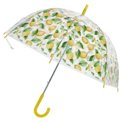 Sale Regenschirm Transparent, Zitrone Reisen|Outdoor & Garten