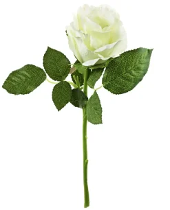 Online Rose, 30 Cm, Weiß Vasen & Kunstblumen|Frühlingsdeko