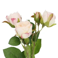 New Rose Alina, 3 Blüten/rosa, 38 Cm Raumdeko Hochzeit|Hochzeitsdeko