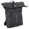 Online Rucksack Rolltop Mit Reflektor, Schwarz, 16 Liter Geschenkideen|Reisen