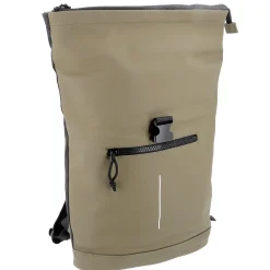 Clearance Rucksack Rolltop Mit Reflektor, Oliv, 16 Liter Geschenkideen|Rucksäcke