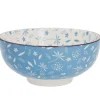 Clearance Schale China, 680 Ml, Blau, Gräser, 15 Cm Küche