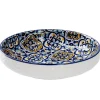 Online Schale China, Flach, Blau/gelb, 15 Cm Küche