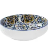 Outlet Schale China, Flach, Blau/gelb, 12 Cm Küche