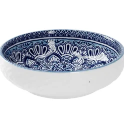 Clearance Schale China, Flach, Blau/hellblau, 12 Cm Küche