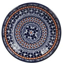 Best Schale China, Flach, Blau/orange, 9 Cm Küche