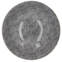 Discount Schale China, Groß, Schwarz/weiß, Striche Jga|Küche