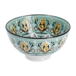 Discount Schale China, Hoch, Grün/braun, 9.5 Cm Küche