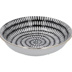 Clearance Schale China, Klein, Schwarz/weiß, Stäbchen/Kreis Shop The Geschenk|Küche