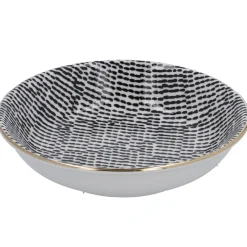 Hot Schale China, Klein, Schwarz/weiß, Striche Jga|Shop The Geschenk