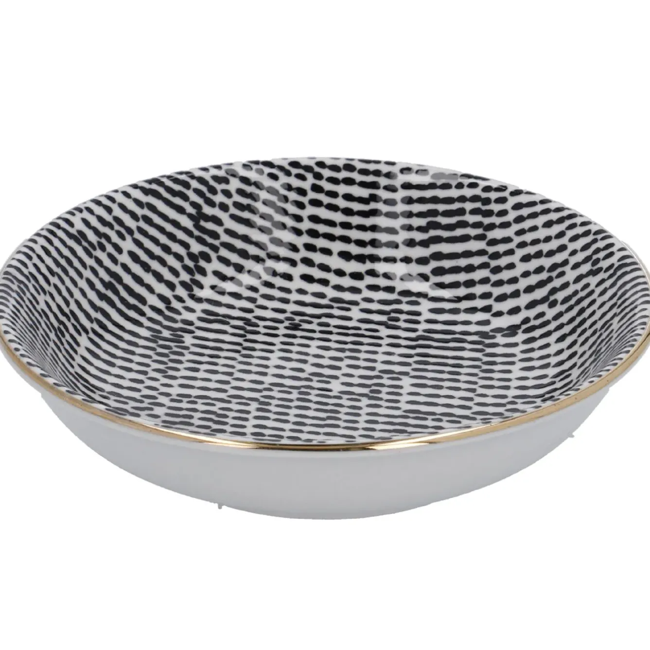 Hot Schale China, Klein, Schwarz/weiß, Striche Jga|Shop The Geschenk