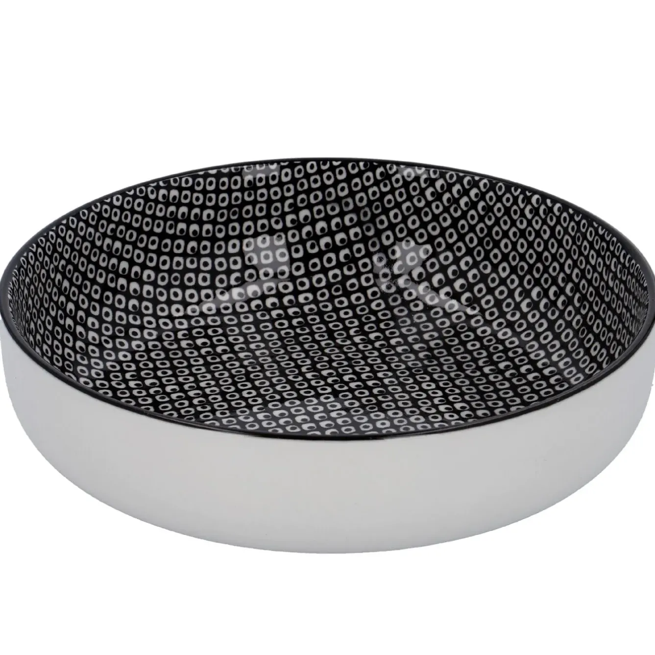 Sale Schale China Mit Rand, Perlen, Schw/wss, 17 Cm Jga|Küche