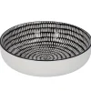 Discount Schale China Mit Rand, Stäbchen/Kreis, Schw/wss, 17 Cm Jga|Küche