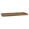 New Schale Eck, Natur, 40 X 18 Cm Schalen & Tabletts