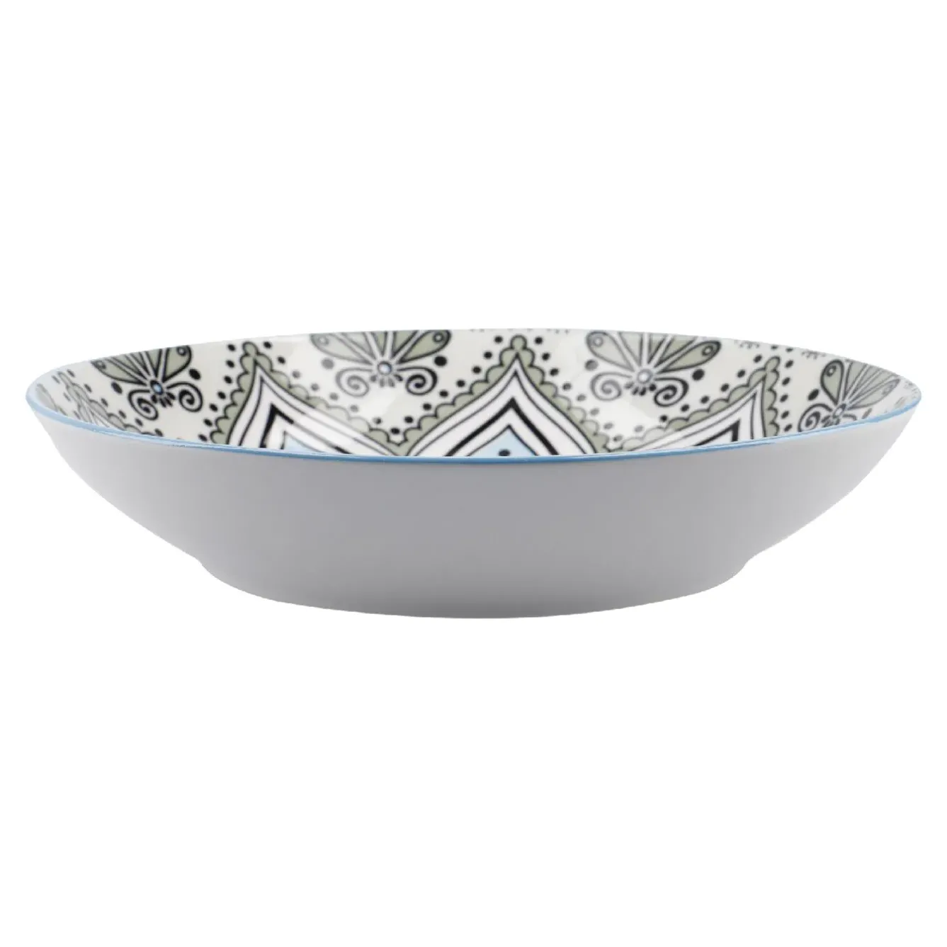 New Schale Lisa, Flach, Grün, 20 Cm Küche