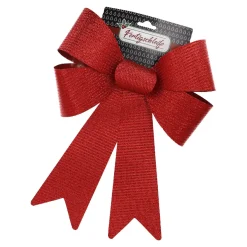 Clearance Schleife Glitter/Streifen, Rot, 40 Cm Weihnachten|Geschenkverpackungen