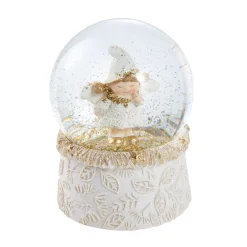 Clearance Schneekugel Engel Mit Mütze, Finger, 6.5 X 9 Cm Figuren|Weihnachtsdeko