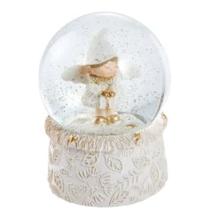 Sale Schneekugel Engel Mit Mütze, Geschenk, 6.5 X 9 Cm Figuren|Weihnachtsdeko