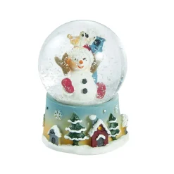 Best Schneekugel Figur, Schneemann/Mütze, 4.5 X 6 Cm Figuren|Weihnachtsdeko