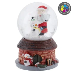 Online Schneekugel Haus, Dunkelrot, 4.5 X 7 Cm Deko-Objekte|Weihnachtsdeko