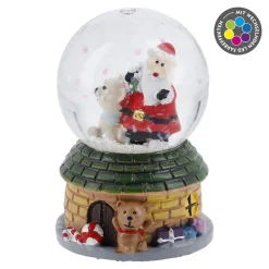 New Schneekugel Haus, Grün, 4.5 X 7 Cm Deko-Objekte|Weihnachtsdeko
