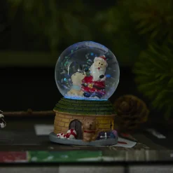 New Schneekugel Haus, Grün, 4.5 X 7 Cm Deko-Objekte|Weihnachtsdeko