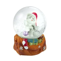 Sale Schneekugel Katze, Grau, 4.5 X 6 Cm Figuren|Weihnachtsdeko