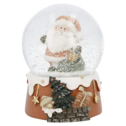 Outlet Schneekugel Weihnachtsmann, Sack, 6.5 X 9 Cm Weihnachtsdeko|Weihnachten