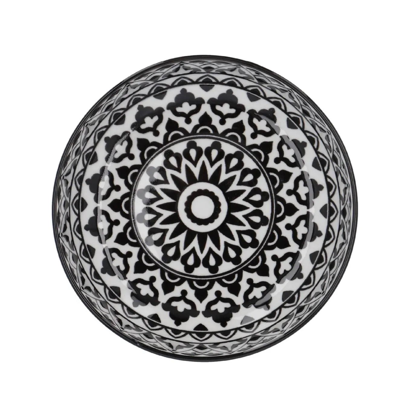 Sale Schüssel China, Flach, Orient, Schw/wss, 23 Cm Küche