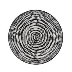 Online Schüssel China, Flach, Stäbchen/Kreis, Schw/wss, 23 Cm Jga|Küche