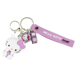 Hot Schüsselanhänger Hello Kitty, Lila Geschenkideen|Tierfreunde