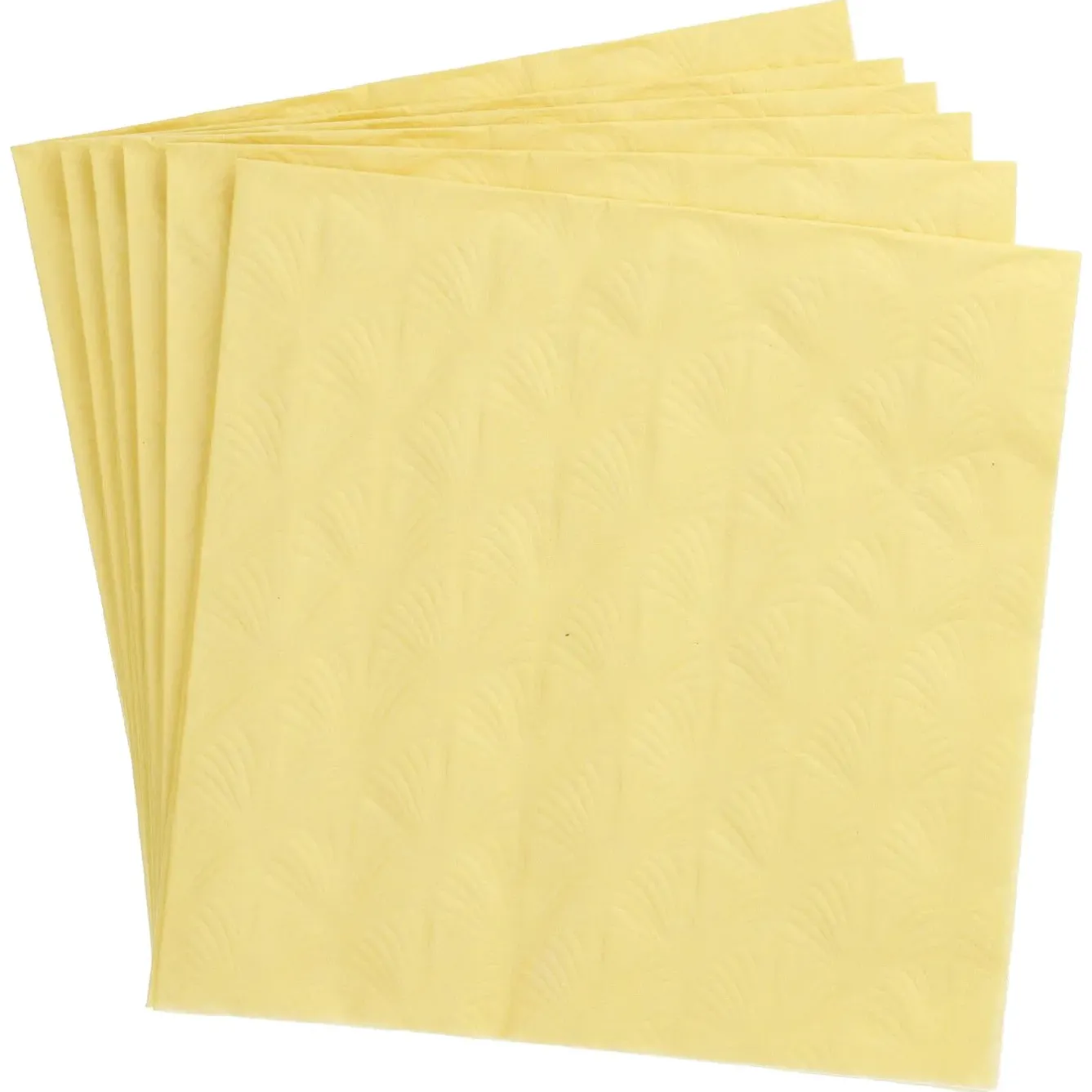 Sale Serviette Artdeco, Prägung, Gelb, 16 Stück Salty- Und Candybar|Tischdeko Hochzeit