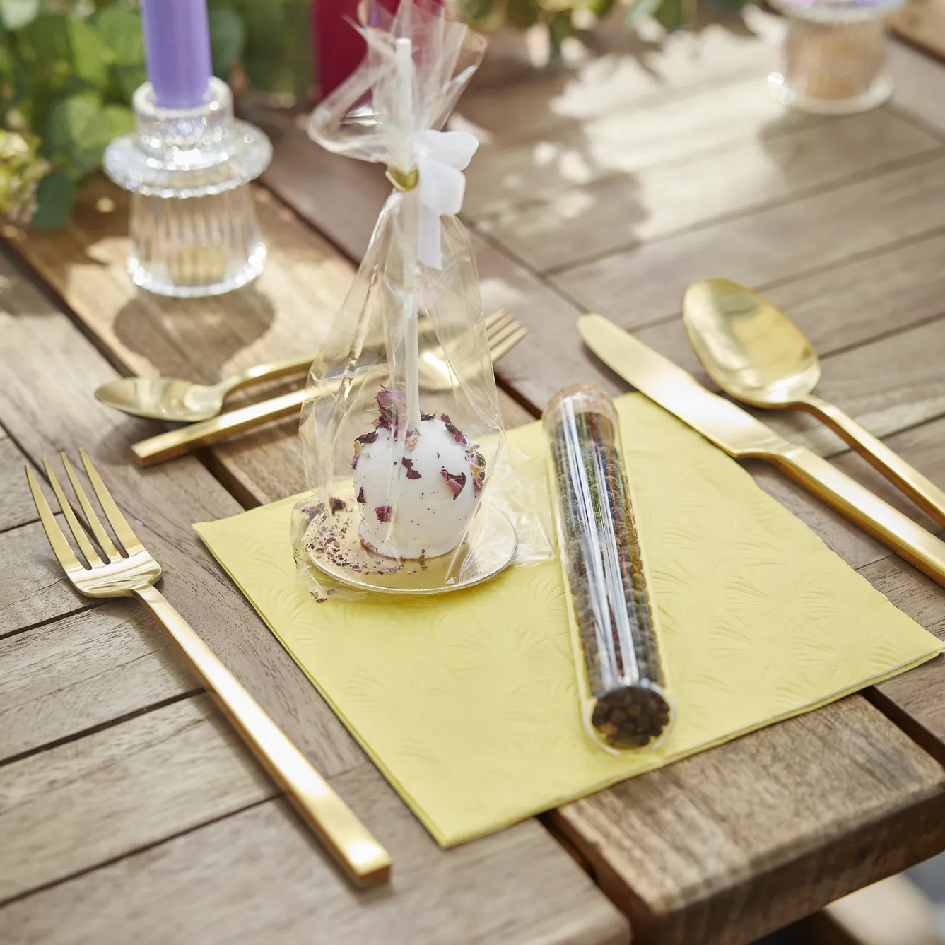 Sale Serviette Artdeco, Prägung, Gelb, 16 Stück Salty- Und Candybar|Tischdeko Hochzeit