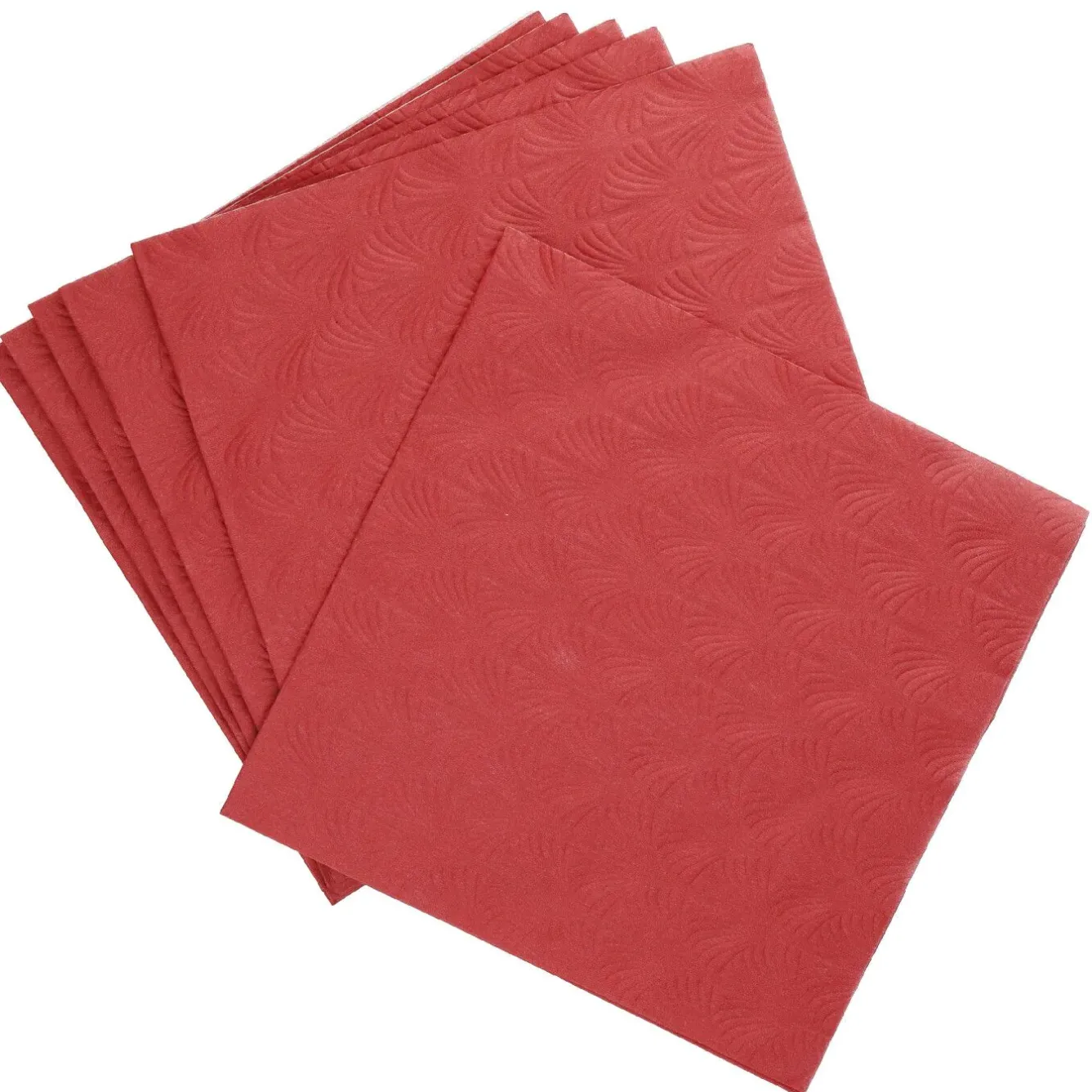 Hot Serviette Artdeco, Prägung, Rot, 16 Stück Salty- Und Candybar|Tischdeko Hochzeit