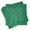 Outlet Serviette Artdeco, Prägung, Dunkelgrün, 16 Stück Salty- Und Candybar|Tischdeko Hochzeit