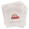 Outlet Serviette Xmas-Motiv, Auto, 20 Stück Weihnachtsdeko|Weihnachten